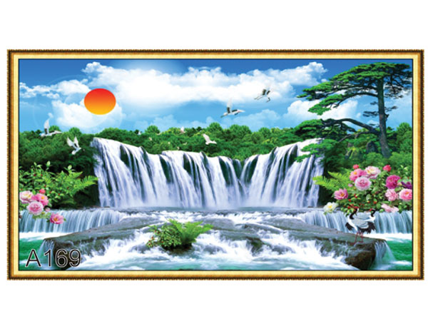 Tranh gạch phong cảnh A169