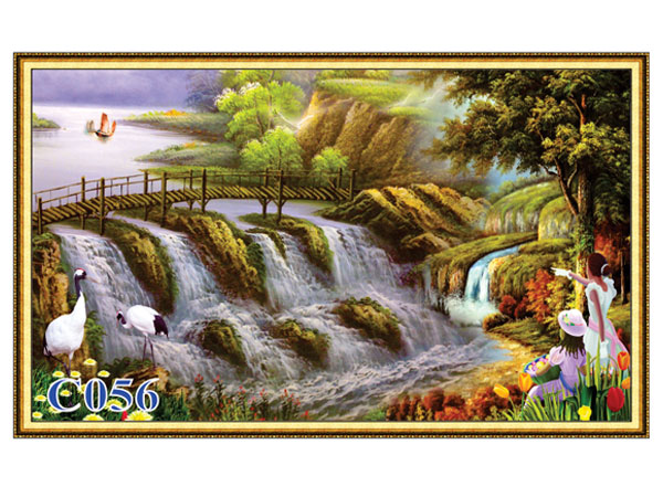 Tranh gạch sơn dầu C-056