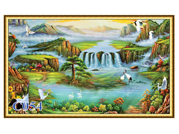 Tranh gạch sơn dầu C-054