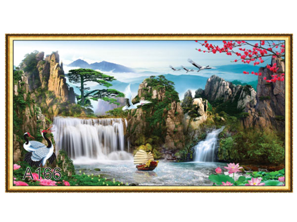 Tranh gạch phong cảnh A166