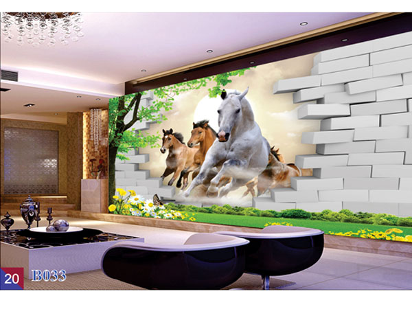 Tranh gạch mã đáo thành công B-033