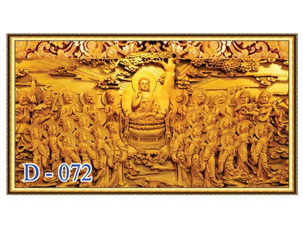 Tranh gạch giả gỗ D-072