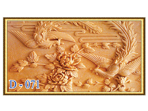 Tranh gạch giả gỗ D-071
