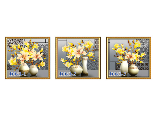 Tranh bộ 3 viên D-041