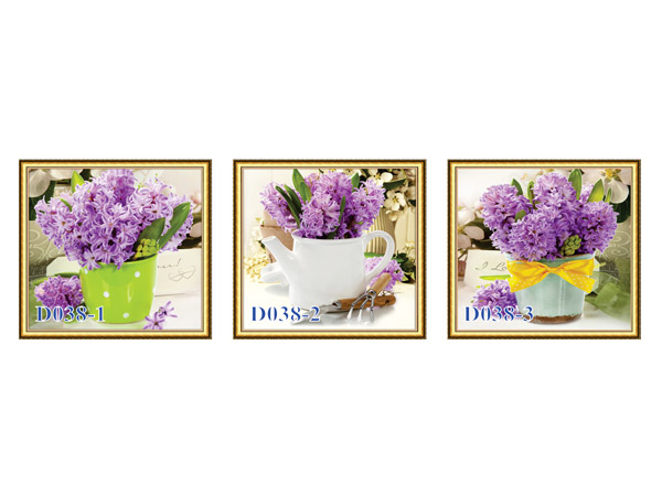 Tranh bộ 3 viên D-038
