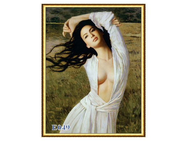 Tranh gạch người mẫu E-049