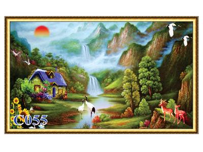 Tranh gạch sơn dầu C-055