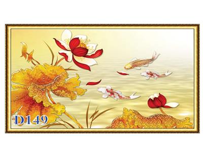 Tranh cửu ngư quần hội D-149