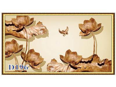 Tranh gạch giả gỗ D-196