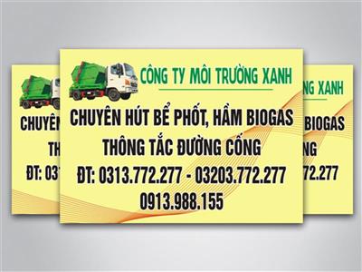 In tem nhãn cho công ty môi trường