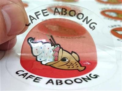 In tem decal trong cho đồ ăn nhanh