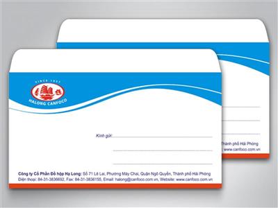 In nhanh phong bì thư khổ nhỏ cho công ty du lịch