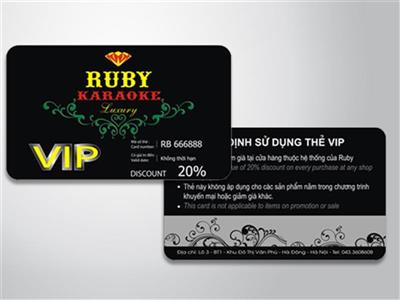 In thẻ Vip cho quán Karaoke độc đáo