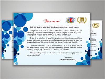 Mẫu thư cảm ơn đẹp