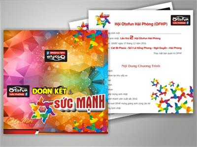 In thiệp mời của hội, nhóm, tổ chức