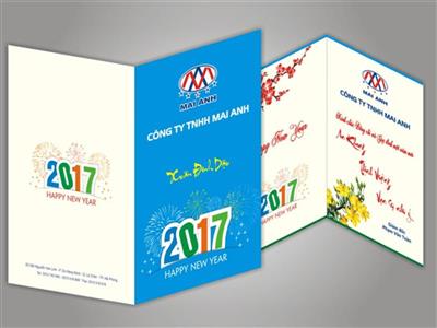 In nhanh thiệp chúc tết cho công ty