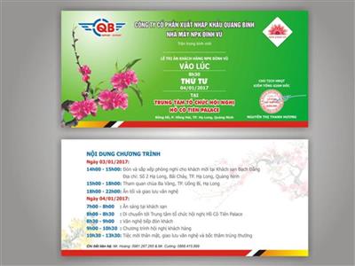 In nhanh thiệp mời tri ân khách hàng