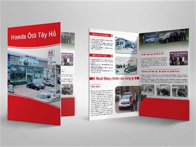 In nhanh tờ gấp đôi A4