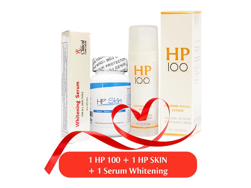 Combo 01 HP 100 + 01 HP Skin+ 01 Whitening serum