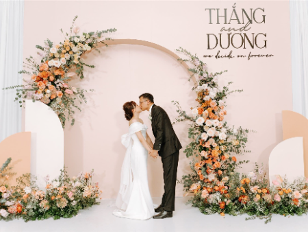 Trang trí backdrop đám cưới