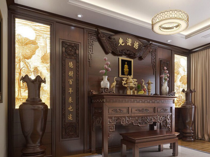 Phòng thờ hiện đại dành cho chung cư diện tích khiêm tốn (nhỏ)