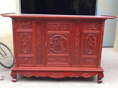 Tủ thờ đẹp gỗ tự nhiên BTVTT-01