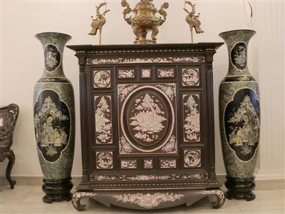 Tủ thờ đẹp khảm trai gỗ lim BTVTT-09