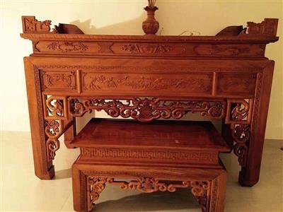 Sập thờ gỗ tự nhiên BTVST-01