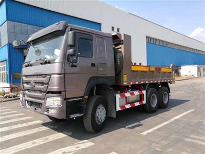 Xe tải ben Howo 3 chân (6x4) thùng vuông,nhíp 12 lá thùng dày 8x6 mm nhập khẩu