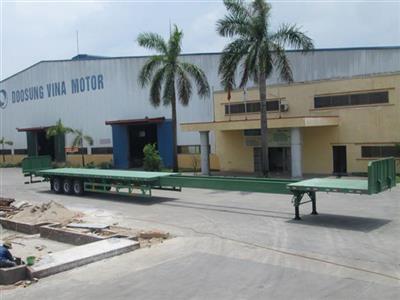 Semi rơ mooc sàn rút 17M-28M