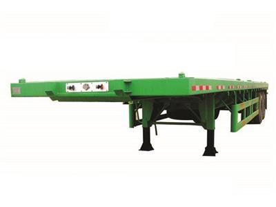 Sơ mi rơ mooc (chở container) có sàn: 40 feet, 2 trục