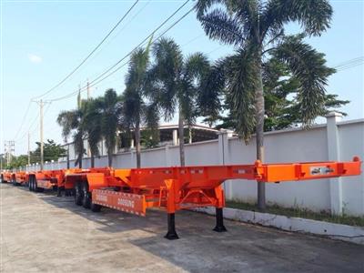 Sơ mi rơ mooc xương Doosung 40 feet 3 trục