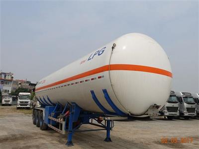 Sơ mi rơ mooc CIMC chở khí hóa lỏng LPG 53 khối