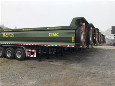 Sơ mi rơ mooc ben tự đổ CIMC mới