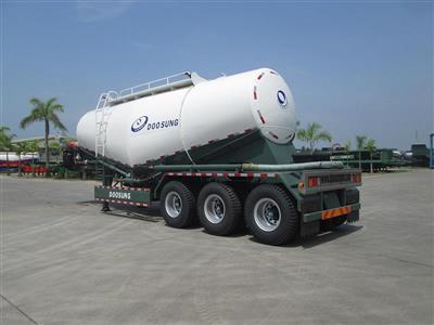 Xe rơ mooc bồn chở xi măng rời Doosung 1 rốn xả xi, 30,2 khối