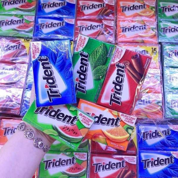 Đánh giá hộp 15 thanh kẹo gum Trident Tropical Twist 14 Sticks 1