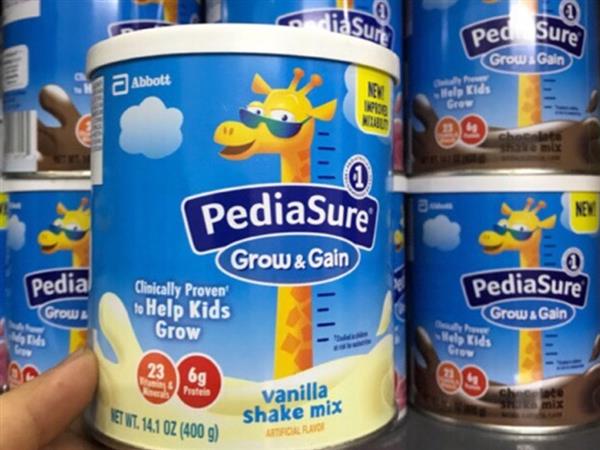 Sữa bột Pediasure Grow And Gain hương vani 400g giúp tăng chiều cao trẻ 3