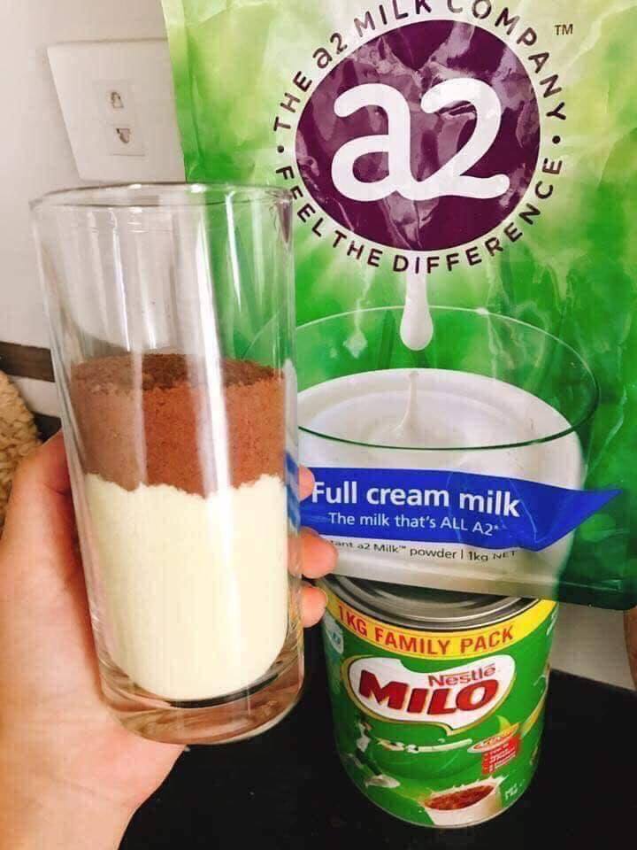 Một ly MILO ÚC và sữa nguyên kem có chứa: