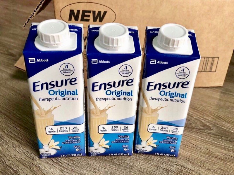 Sữa nước Ensure nước hộp giấy hương Vani Ensure Original 237ml