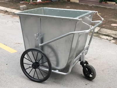 Xe gom rác - thùng đựng rác