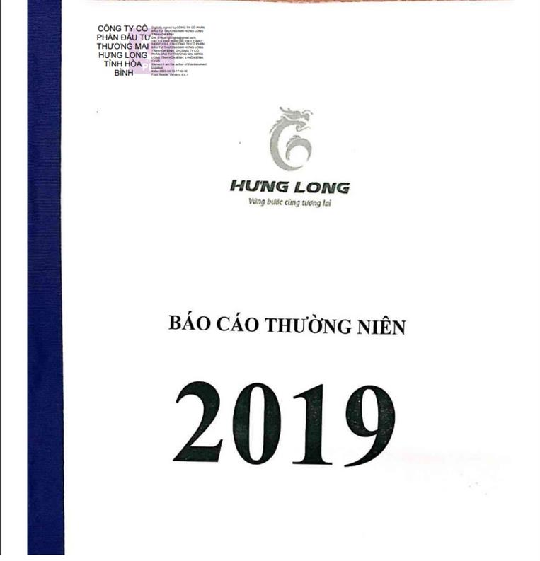 Công bố nội dung Báo cáo thường niên năm 2019