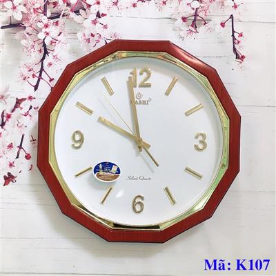 Đồng hồ treo tường Kashi K107