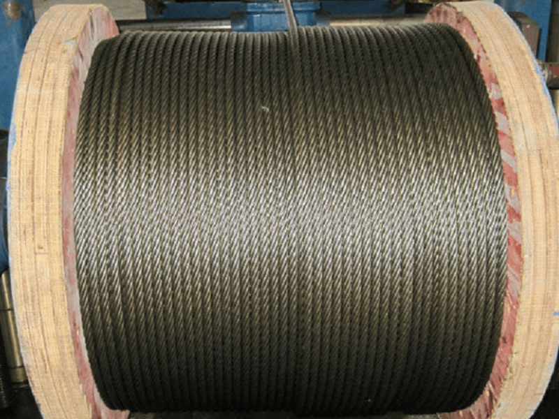 Cáp thép 6*36 FC lụa dầu Trung Quốc 2
