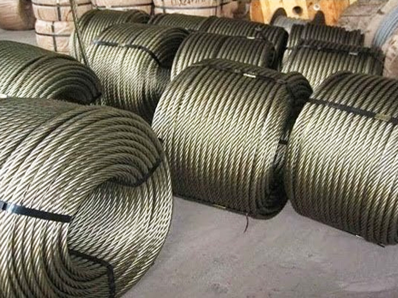 Cáp thép 6*36 IWRC lụa dầu Trung Quốc 1