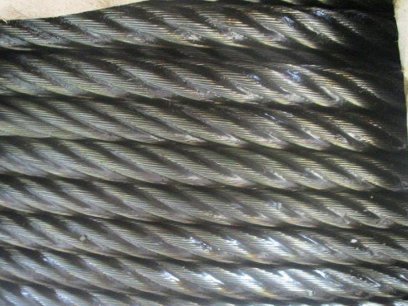 Cáp thép 6*37 FC lụa dầu Trung Quốc 1