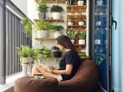 Thiết kế sân vườn ban công chung cư tạo không gian thư giãn