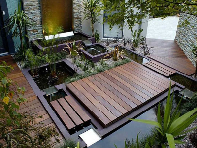 Thiết kế sân vườn mang phong cách hiện đại