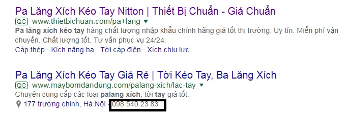 Tiện ích mở rộng cuộc gọi