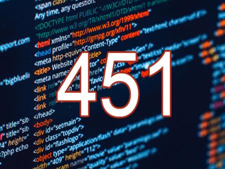 Internet có thêm mã trạng thái 'Error 451' về tình trạng pháp lý