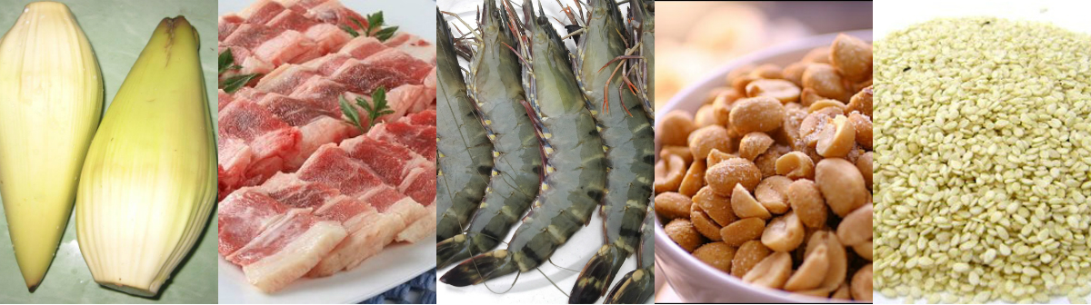 Cách làm nộm hoa chuối tôm thịt thơm ngon 1